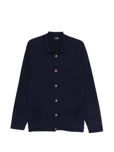 Barba Napoli Cardigan In Blue