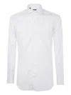 Barba Napoli Classic Popeline Shirt In White