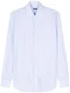 Barba Napoli Barba Button-down Cotton Shirt In Blue