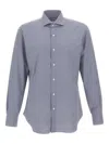 Barba Napoli Checked Long-sleeved Shirt In Multi