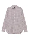 Barba Napoli Checked Shirt In Multi