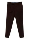 Barba Napoli Napoli Pleated Trousers In Brown