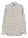 Barba Napoli Classic Check Pattern Button-down Shirt In Multi