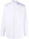 Barba Napoli Barba "classic" Poplin Stretch Shirt Clothing In White
