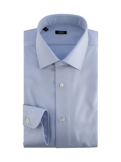Barba Napoli Classic Shirt In Blue