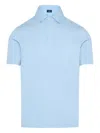 Barba Napoli Cotton Polo Shirt In Blue