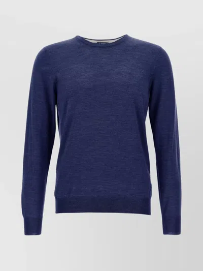 BARBA NAPOLI CREW-NECK RIBBED SWEATER LONG SLEEVES