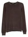 Barba Napoli Crew-neck Sweater In Brown