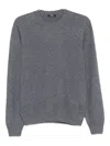 Barba Napoli Barba Crew Neck Sweater In Gray