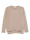 Barba Napoli Crew-neck Sweater In Metallic
