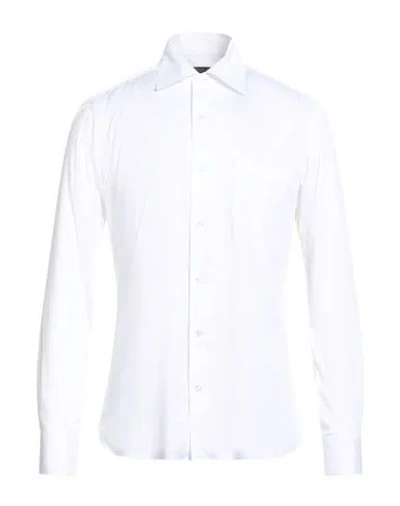 Barba Napoli Culto Man Shirt White Size 15 ½ Cotton