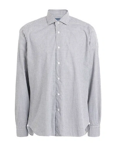 Barba Napoli Dandy Life Man Shirt Grey Size 16 ½ Cotton