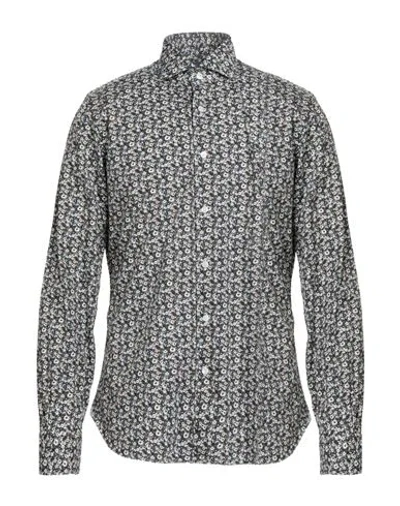 Barba Napoli Dandy Life Man Shirt Military Green Size 17 Cotton