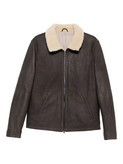 BARBA NAPOLI 'DENNIS' SHEARLING JACKET
