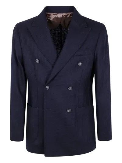 BARBA NAPOLI DOUBLE-BREASTED BLAZER