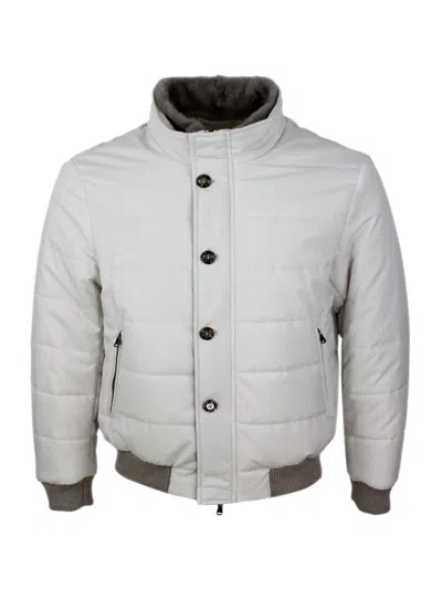 Barba Napoli Down Jacket In White