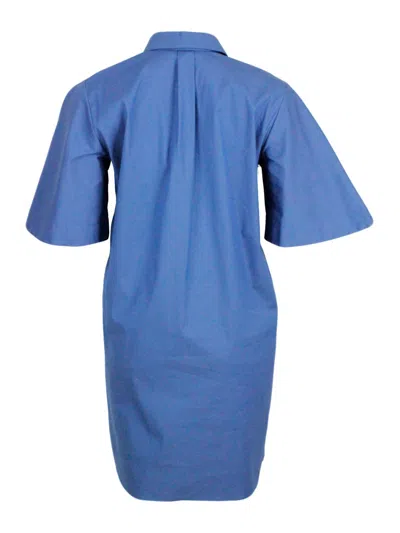 Barba Napoli Dress In Blu Light
