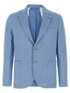 Barba Napoli Dynamic 201 Houndstooth-patterned Blazer In Multicolor