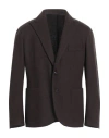 Barba Napoli Dynamic Man Blazer Dark Brown Size 44 Wool, Polyamide