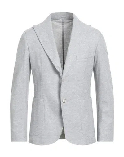 Barba Napoli Dynamic Man Blazer Light Grey Size 34 Cotton In Gray
