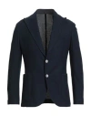 Barba Napoli Dynamic Man Blazer Navy Size 42 Cotton, Linen In Blue