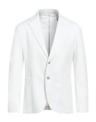 Barba Napoli Dynamic Man Blazer Off White Size 40 Cotton In Black