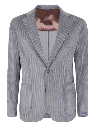 Barba Napoli Barba "easy Mono" Jacket In Gray