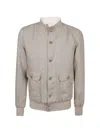 Barba Napoli Flap-pocket Jacket In Brown