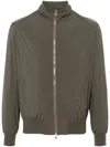 Barba Napoli Fox Bomber Jacket In Green