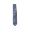 Barba Napoli Geometric-pattern Tie In Blue