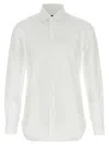 Barba Napoli Honeycomb-pattern Cotton Shirt In White
