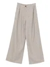 Barba Napoli Houndstooth-pattern Trousers In Gray