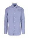 Barba Napoli Barba Striped Shirt In Blue
