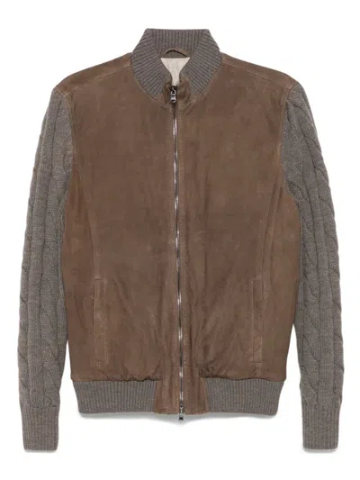 Barba Napoli Jacket In Brown