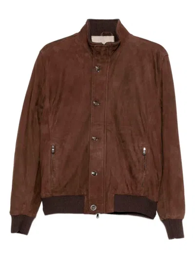 Barba Napoli Jacket In Brown