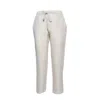 Barba Napoli Barba Joke Straight Trousers In Beige Linen In Neutral