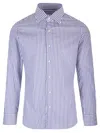 BARBA NAPOLI JOURNEY LINE COTTON OXFORD SHIRT