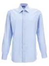 Barba Napoli Barba Pinstriped Straight In Light Blue