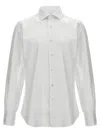 Barba Napoli Tailored Cotton Shirt Buttoned Cuffs In White