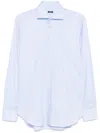Barba Napoli Light Blue Solid Shirt In Light Blue