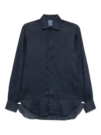 BARBA NAPOLI LINEN SHIRT
