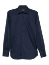 Barba Napoli Long-sleeve Button-down Shirt In Blue