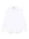 Barba Napoli Long-sleeve Button-down Shirt In White