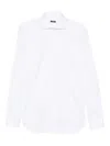 Barba Napoli Long-sleeve Button-fastening Shirt In White