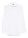 Barba Napoli Seersucker Shirt In White