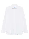 Barba Napoli Long-sleeve Cotton Shirt In White