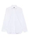 Barba Napoli Long-sleeve Cotton Shirt In White