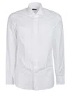 Barba Napoli Long Sleeve Neck Shirt In Bianco
