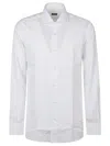 Barba Napoli Long Sleeve Neck Shirt In Bianco