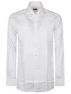 Barba Napoli Long Sleeve Neck Shirt In Bianco